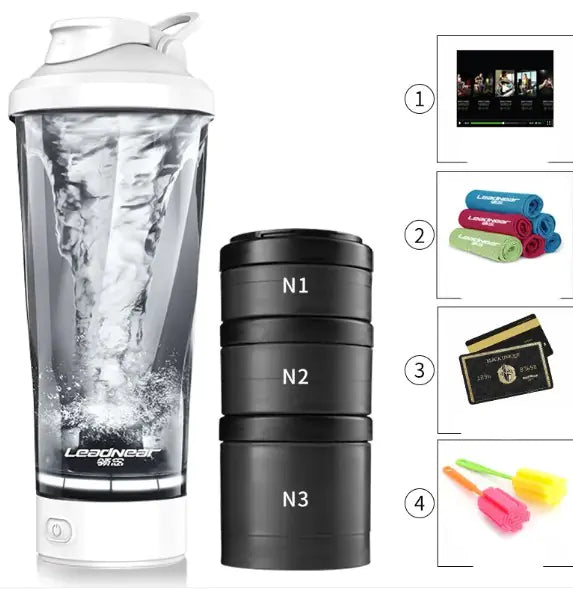 Self Mixing Protein Bottle